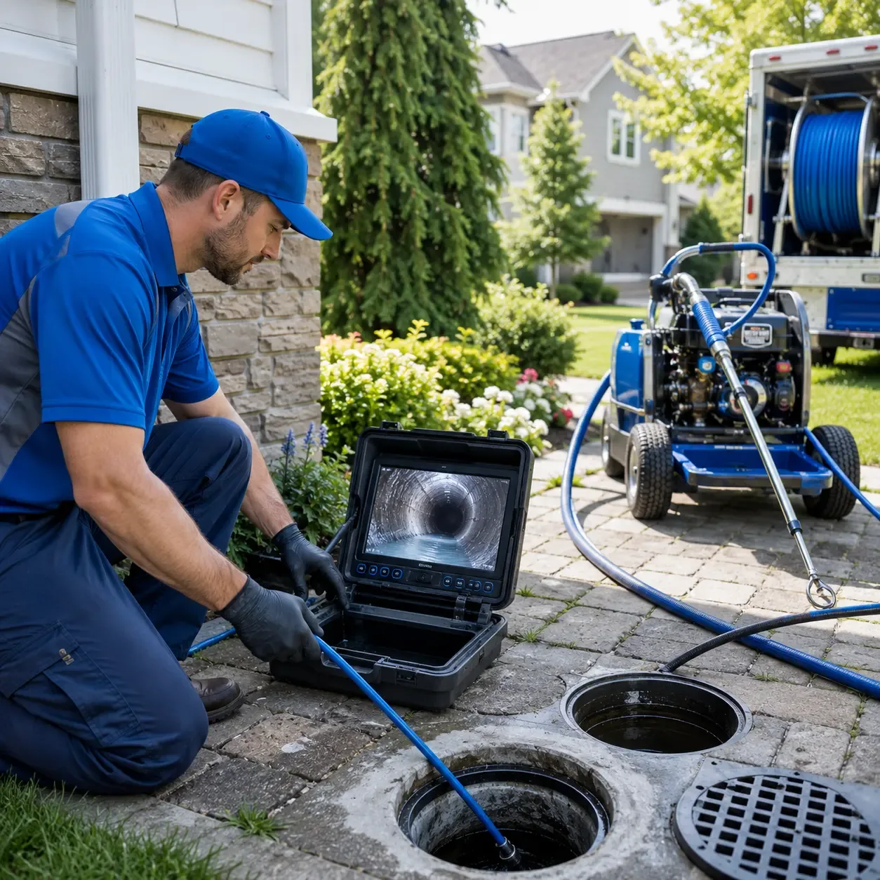 Outdoor drain cleaning professionals serving Rochelle, TX